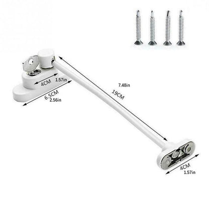 Stainless Key Lockable Window Security Cable Lock for Cars