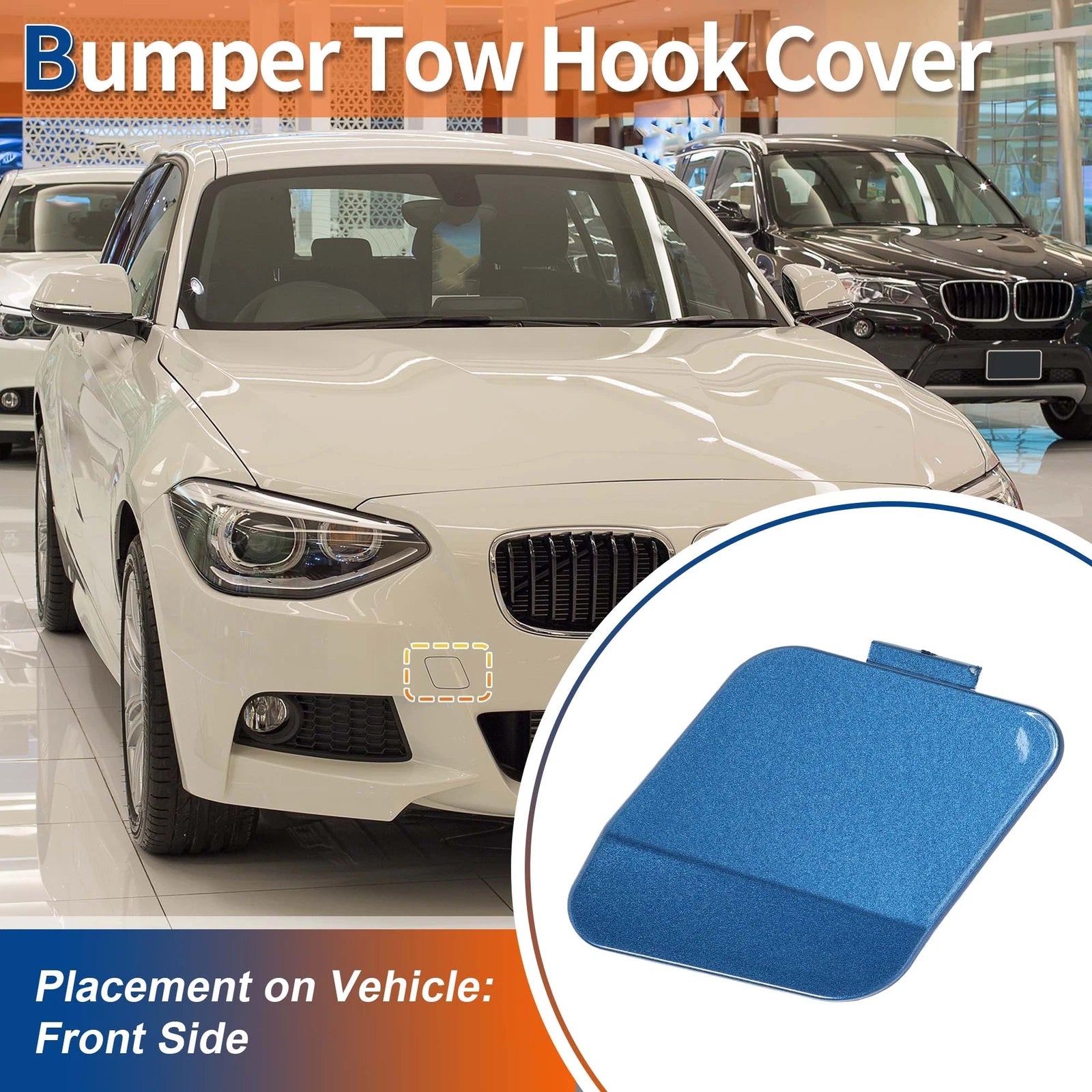 Front Tow Hook Cover Replacement for BMW 5 Series (2017–2023)