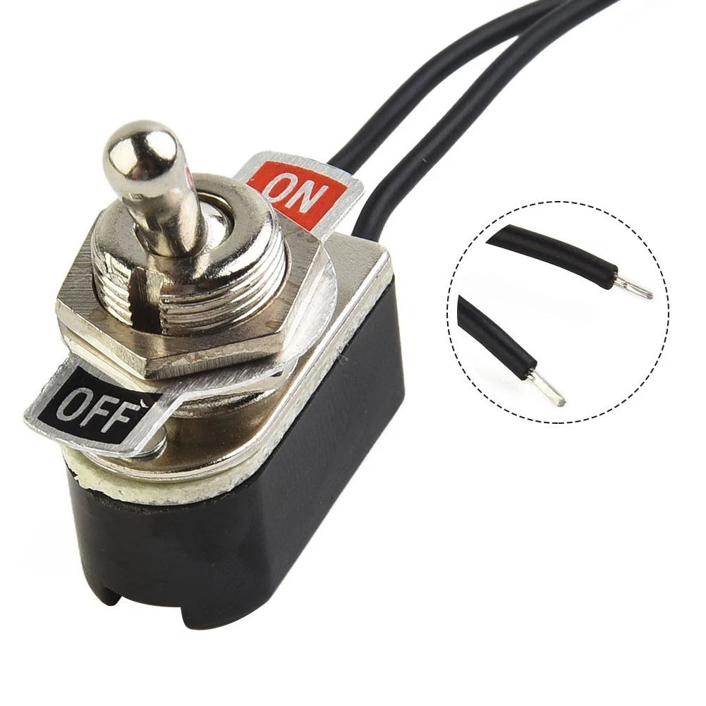 ON/OFF Switch with Wire and SPST Contacts for Universal Applications