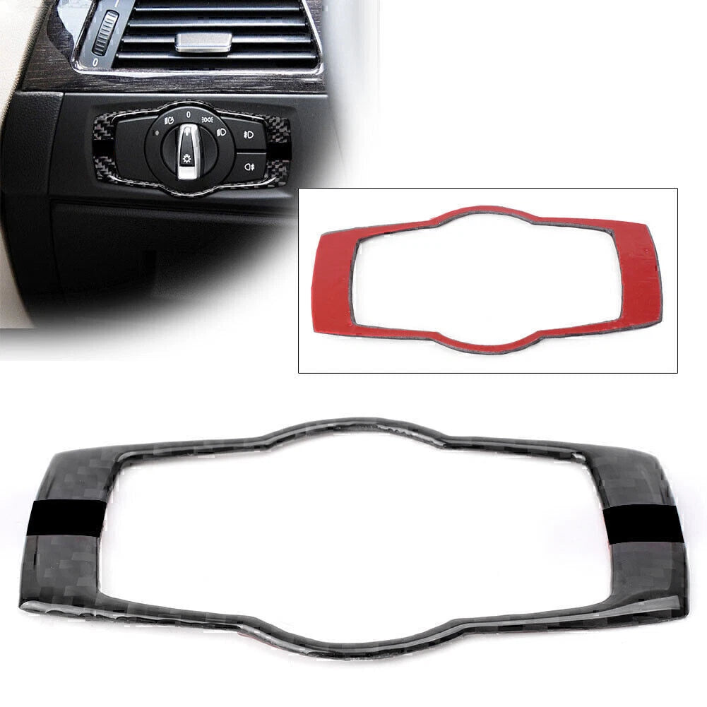 Car Headlamp Switch Button Frame Cover Trim for BMW 3 Series E90 (2007–2013)