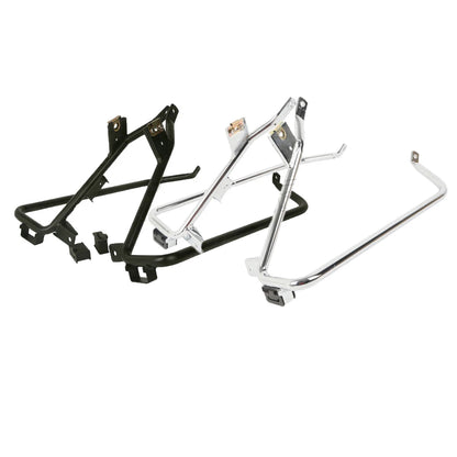 Chrome/Black Saddlebag Support Bracket for Harley Touring Road Glide (2009–2013)