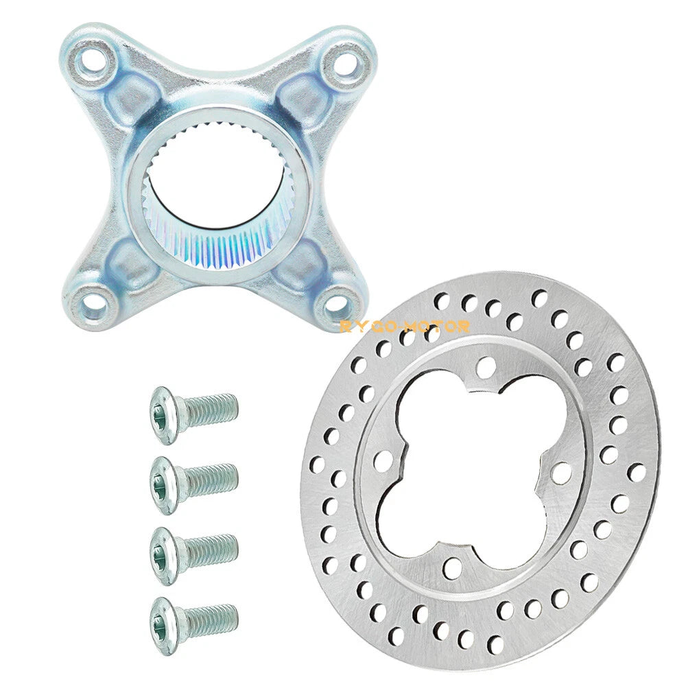 Rear Brake Disc Rotor w/ Hub Flange for Honda FourTrax 250 TRX250R (1986–1989)