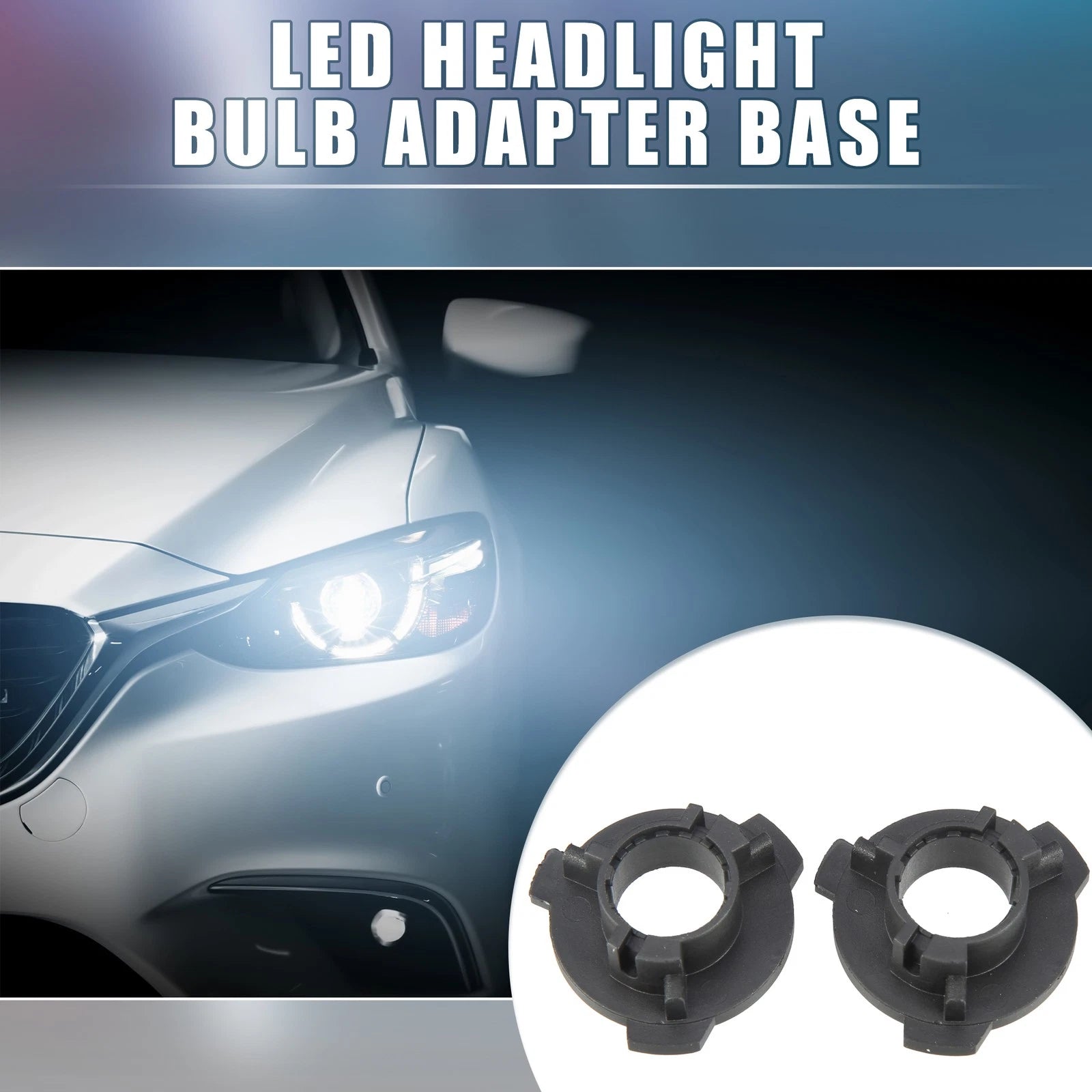 H7 LED Headlight Bulb Holder Socket Base for Volkswagen Polo (Pack of 2) (2009–2018)