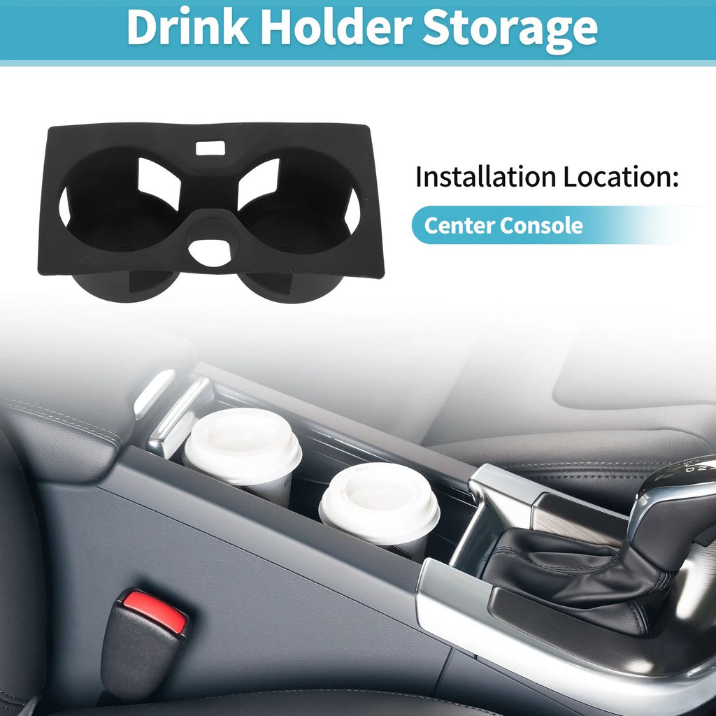 Center Console Cup Holder Organizer for BMW X5 G05 2019–2023 Silicone