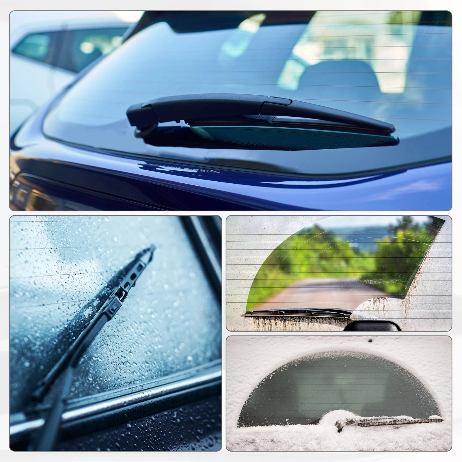 Rear Windshield Wiper Blade Set for Hyundai i30 CW (2012–2017)