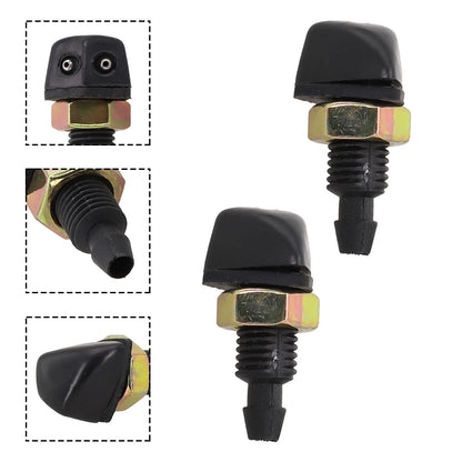 2X Windshield Wiper Washer Spray Nozzles for