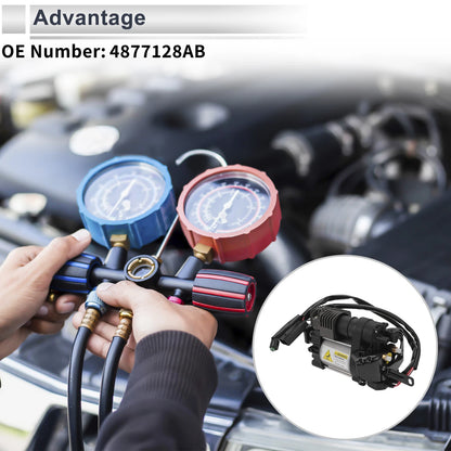 Air Suspension Compressor for Ram 1500 (2013–2018) No. 4877128AB