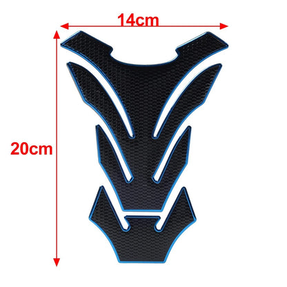 Motorcycle Oil Fuel Tank Pad Cover Guard Protector Decal Sticker Grip