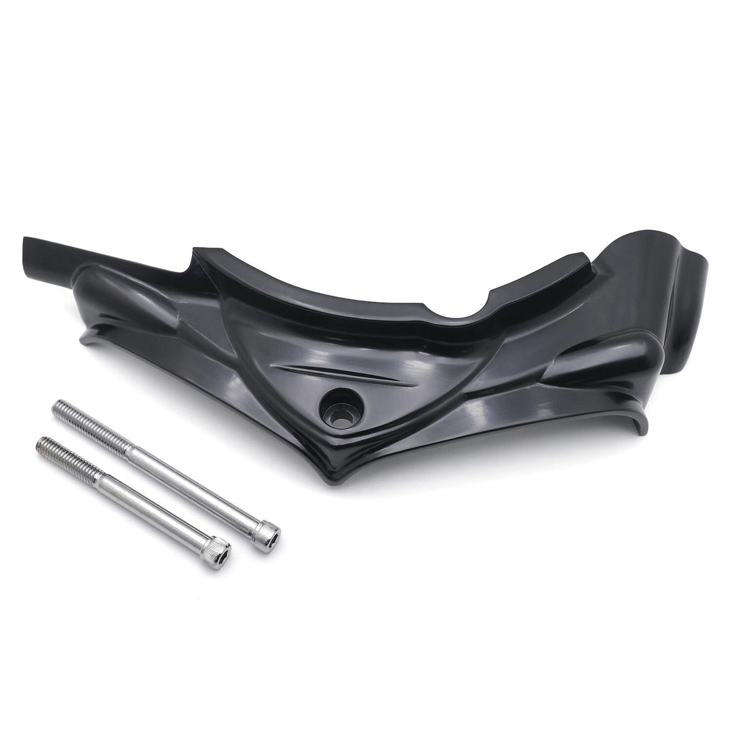 Black Cylinder Base Covers for Harley Electra Glide/Road Glide/Road King/Trike (2007–2016)