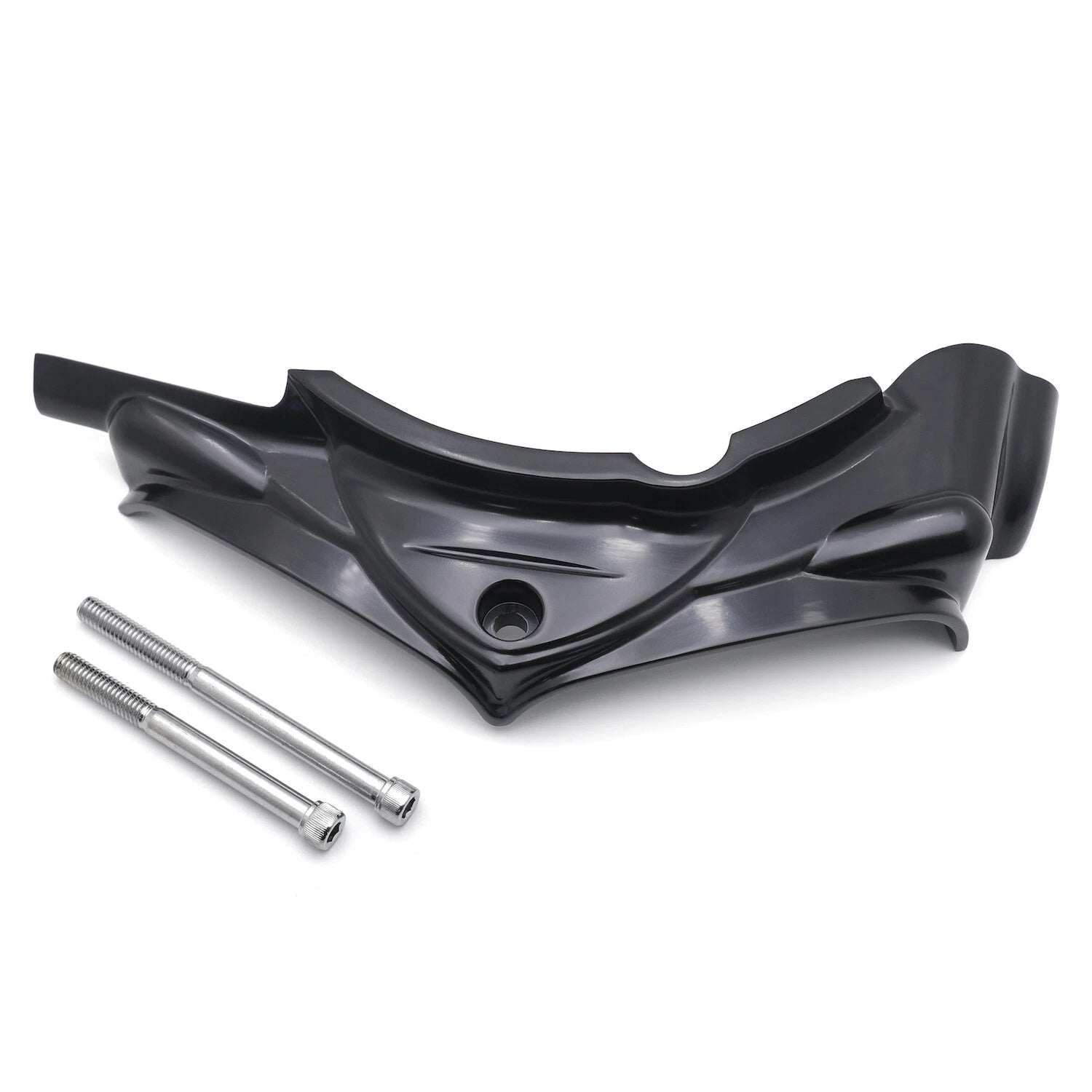 Black Cylinder Base Covers for Harley Electra Glide/Road Glide/Road King/Trike (2007–2016)