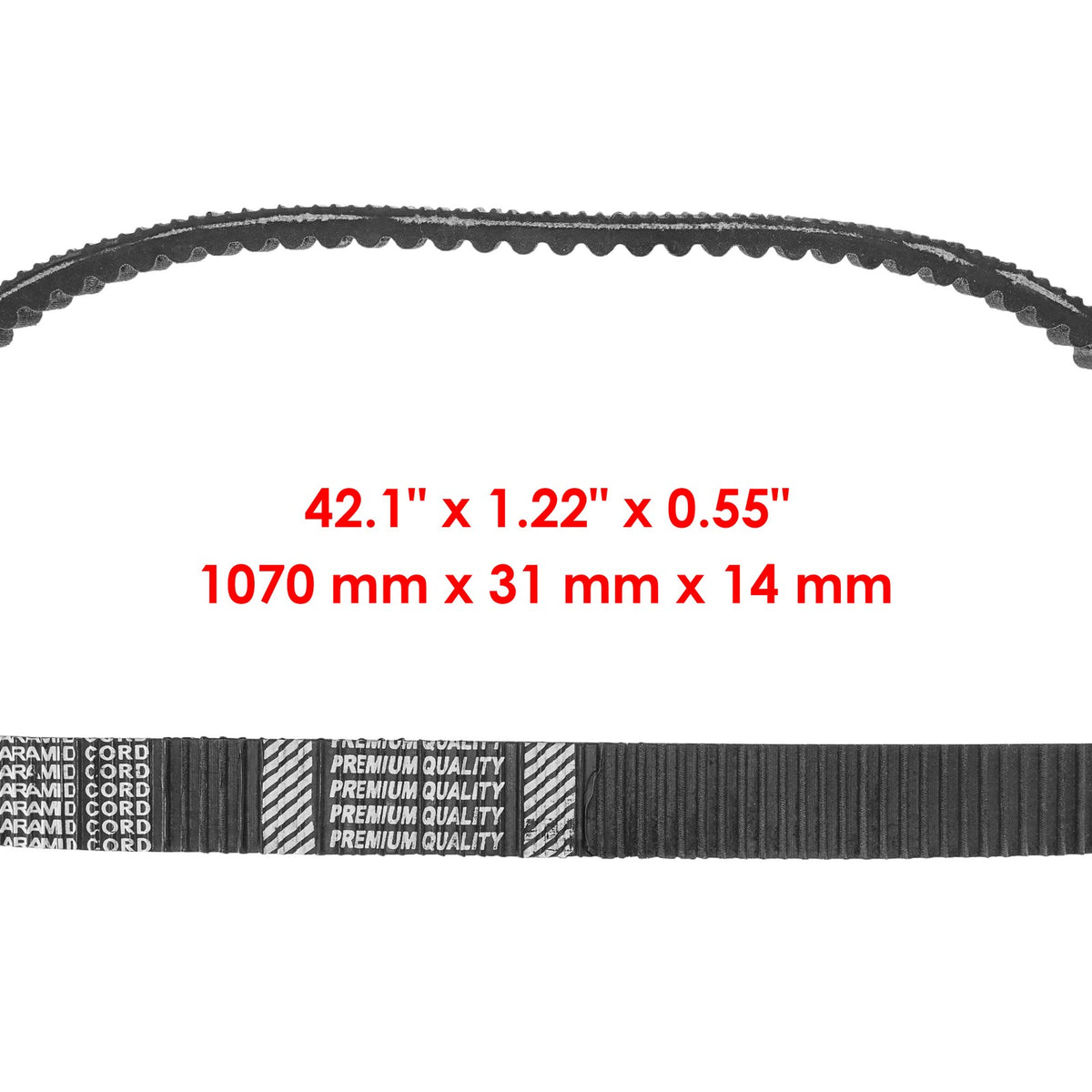 Aramid Clutch Drive Belt Replacement for Polaris Ranger 570 (2014–2023)