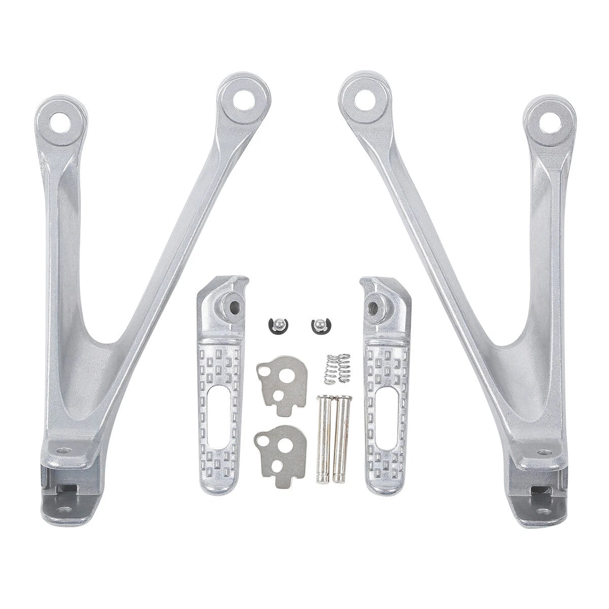 Rear Passenger Footrests Footpegs Peg Brackets for Honda CBR1000RR (2008–2016)