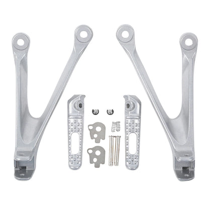 Rear Passenger Footrests Footpegs Peg Brackets for Honda CBR1000RR (2008–2016)