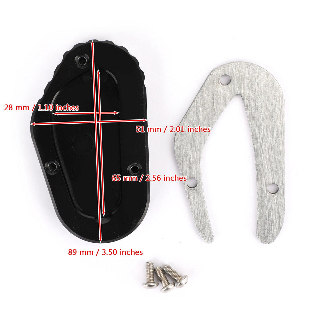 Kickstand Enlarger Plate Pad for Triumph Bonneville T100 (2018–2020) T120 (2016–2020)