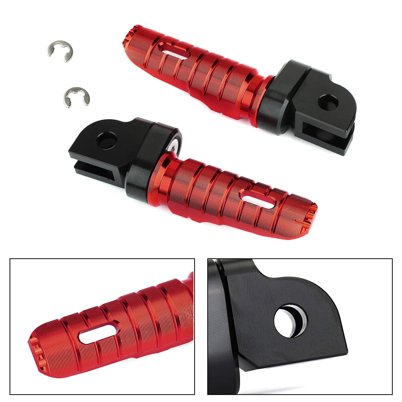 Front Footrests Foot Pegs for Yamaha FZ-07 FZ-09 FJ-09 FZ-10 XSR 700 FZ8 RD (2013–2020)