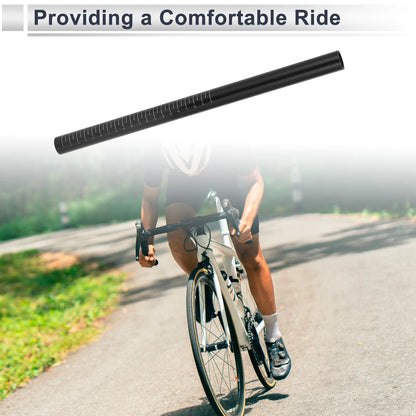 Bike Seat Post for (22.2mm x 350mm) Gloss Black Carbon Fiber