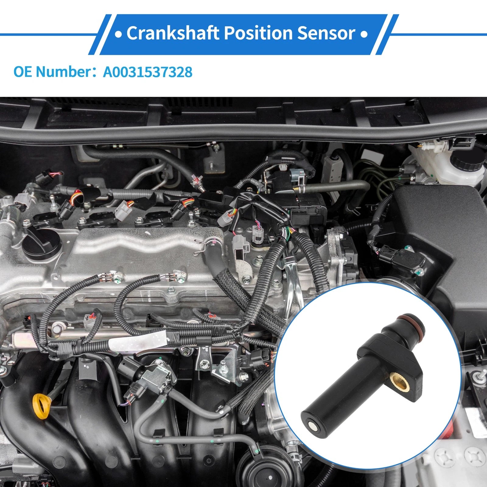 Crankshaft Position Sensor for Mercedes-Benz W210 E280 (1996–1997)