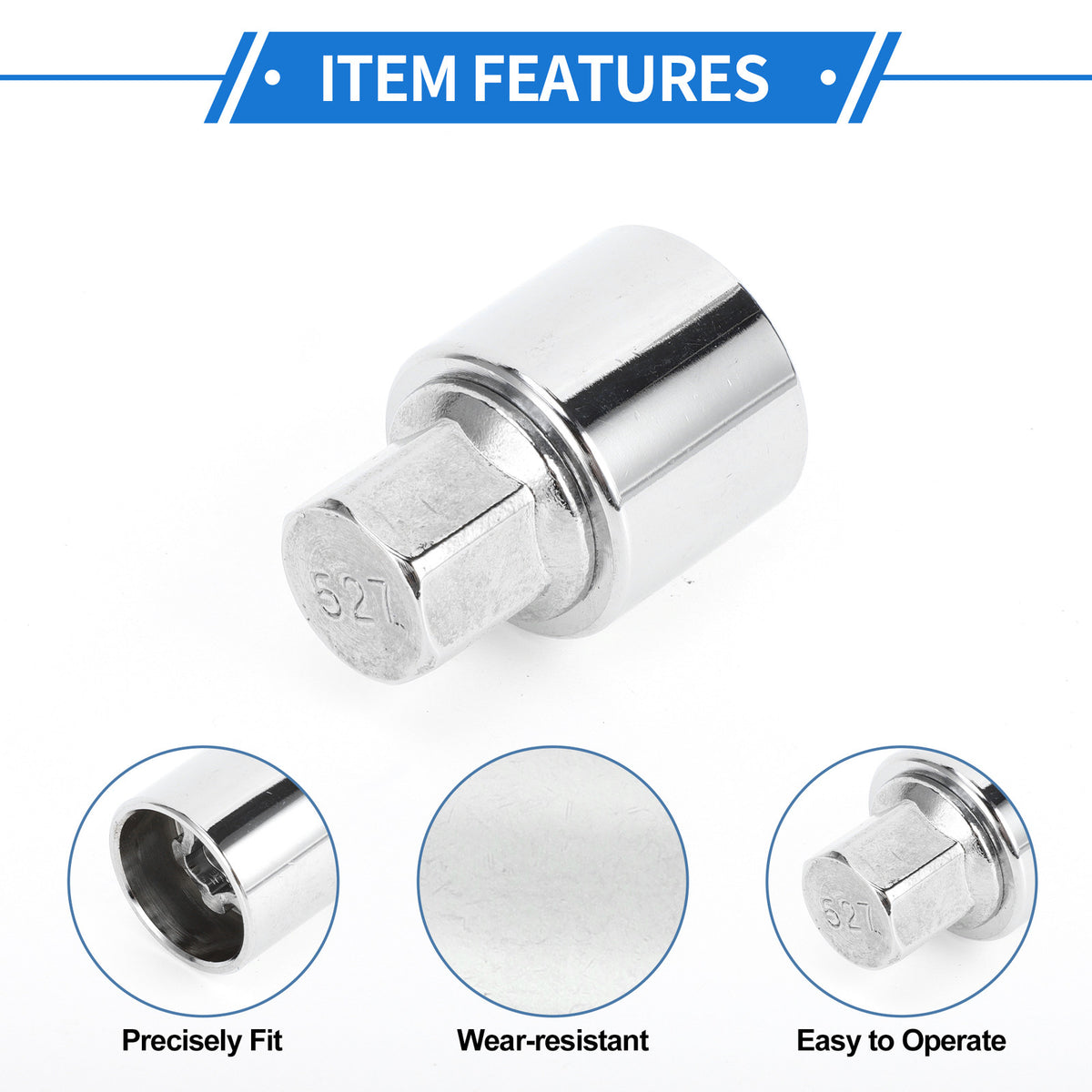 Wheel Lock Lug Nut Set Replacement for VW Antitheft Removal Key Socket (2000–2018)