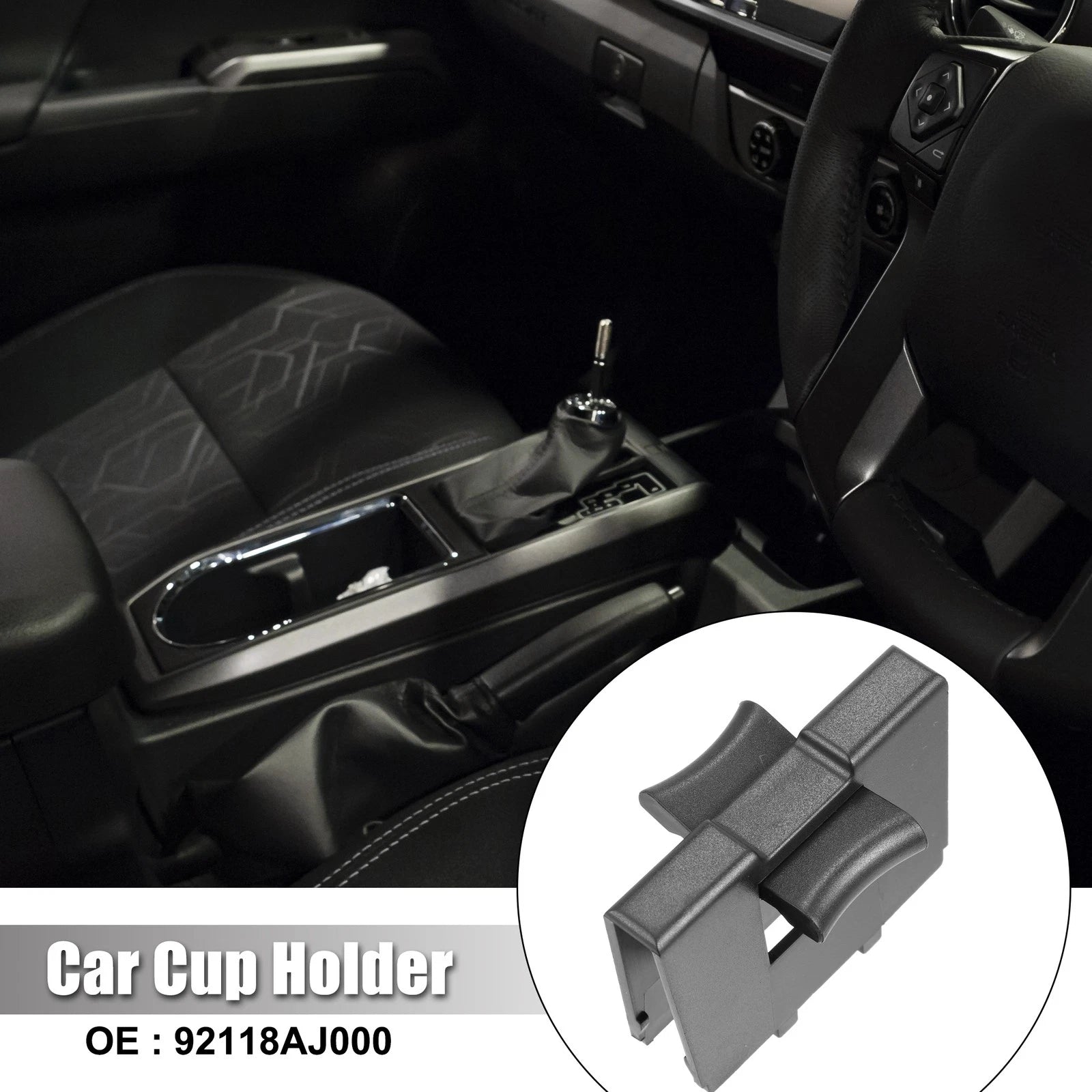 Console Cup Holder Divider Insert Replacement for Subaru Forester (2014–2019)