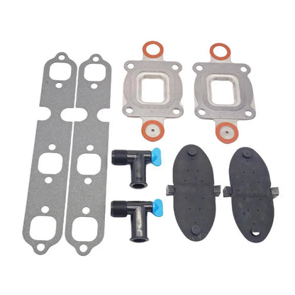 Exhaust Manifold Kit For Mercruiser 4" GM V6 S.B.DRY JOINT 2002-2004 2005-2010