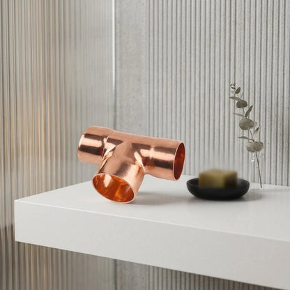 10PCS Temperature Resistant Copper Tee Fittings for Car RV AC Long Term Use