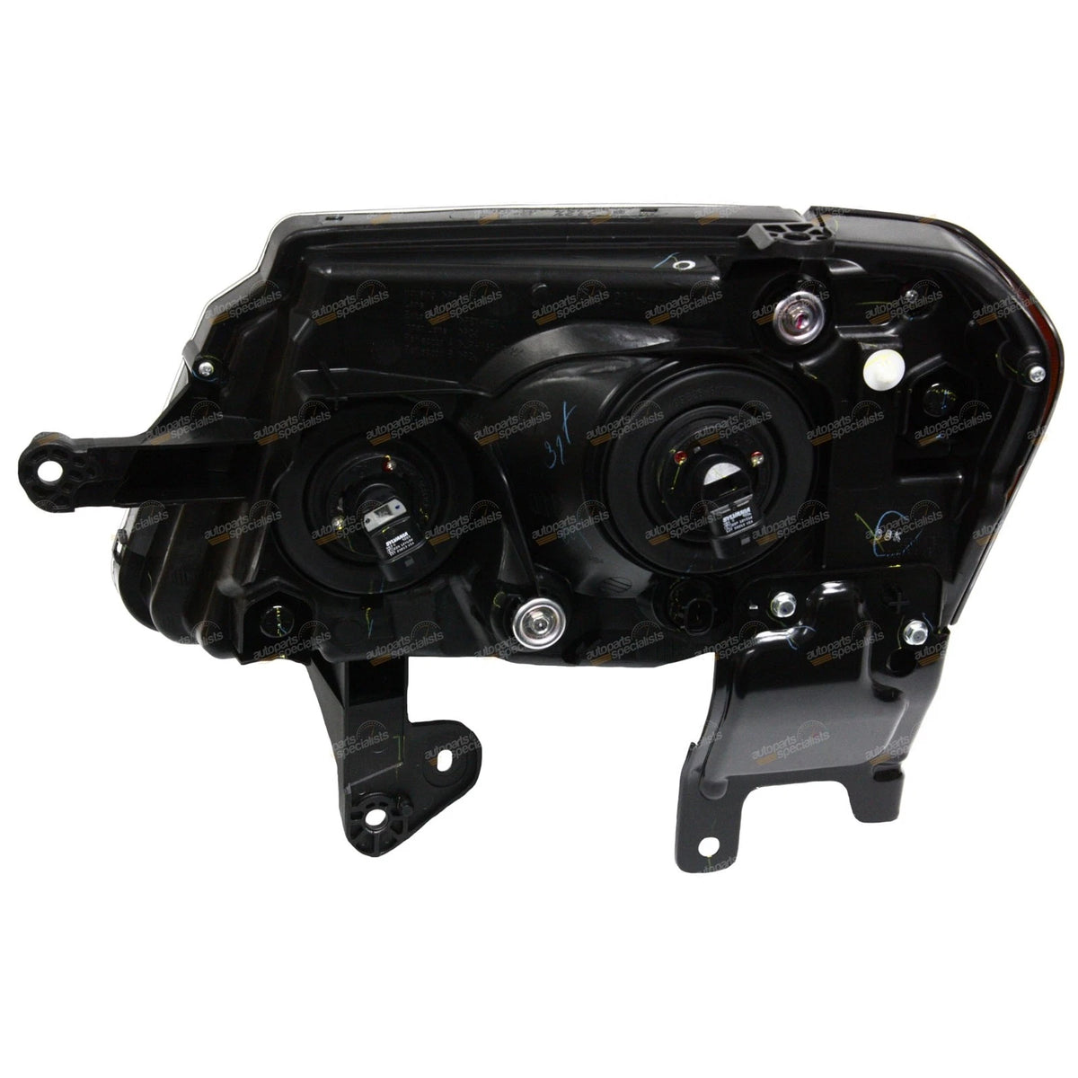 Headlight for Holden Rodeo (2008–2011) GMH# 8980198812 Black Right RH