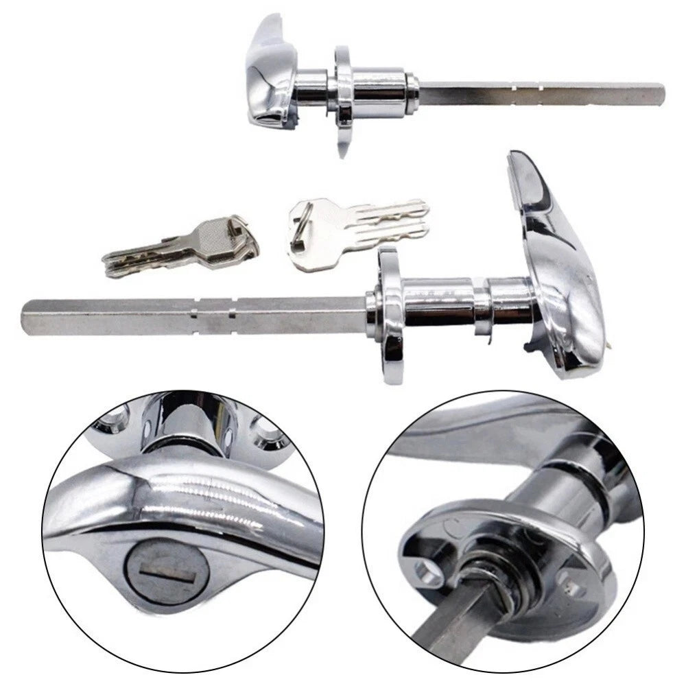 2Pcs Door Locking Handles W/Keys for Ford Model 18 40 Base (1932–1934)