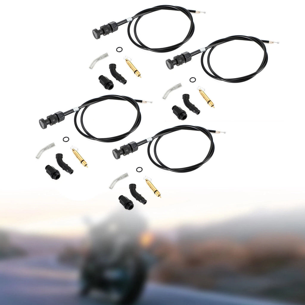 4X Carburetor Choke Cable Plunger Kit for Honda Rancher TRX350 (2000–2006)