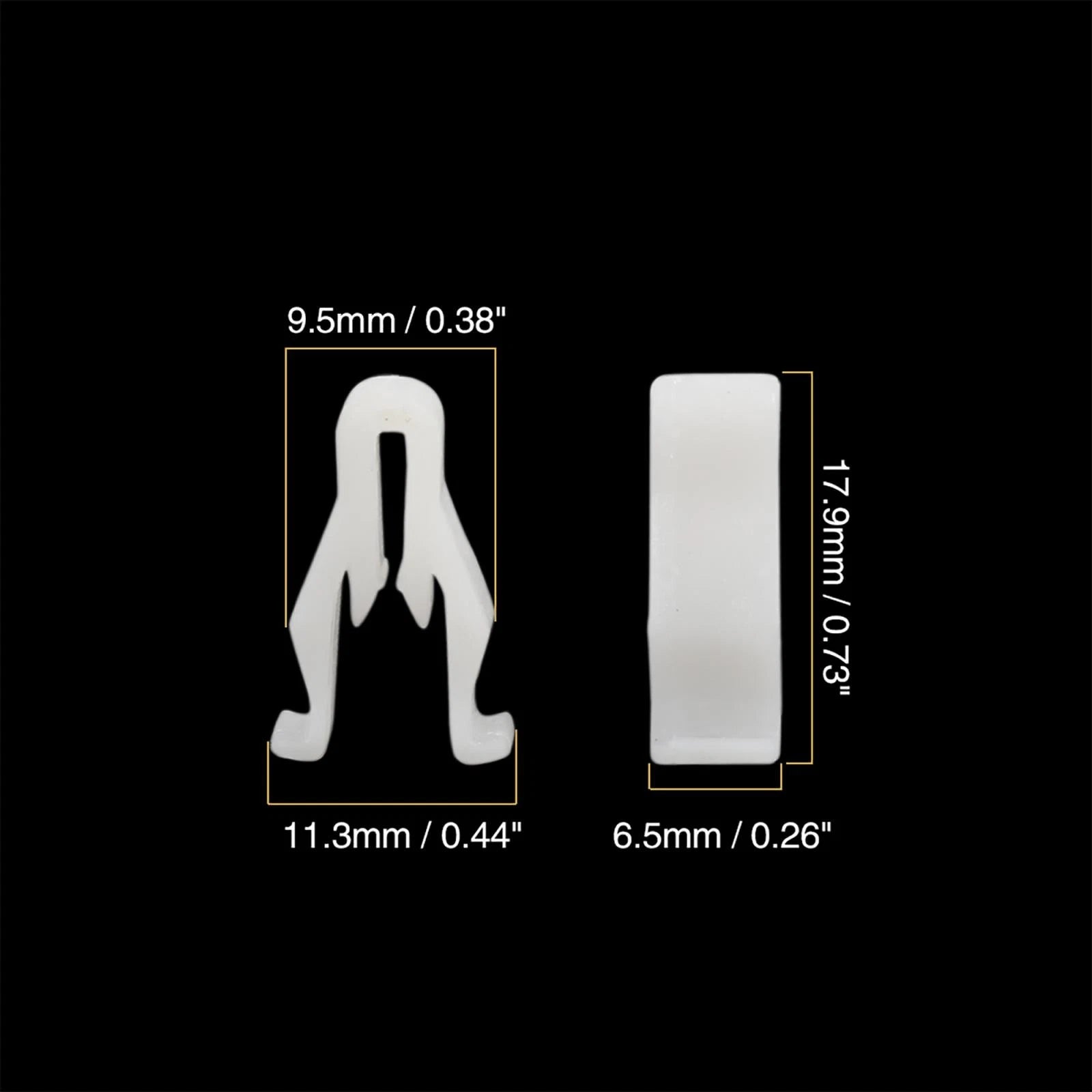 Nylon Switch Bezel Clip Replacement Set for Toyota Lexus (2010–2024)