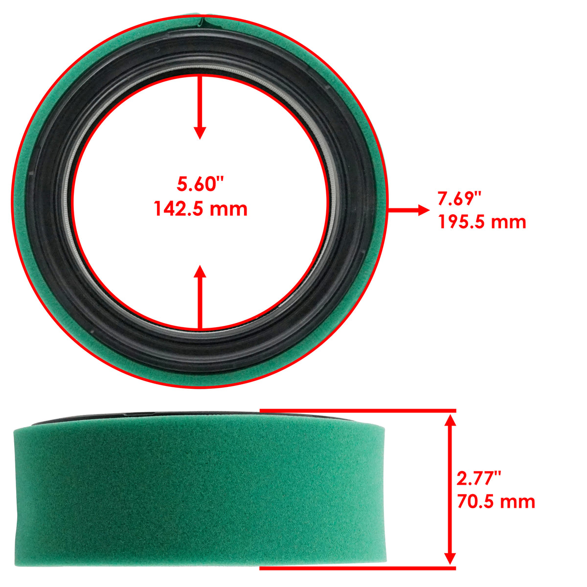 Air Filter Replacement for Kohler CH18 Twin K321 K341 and Toro Z153 (2000–2000)
