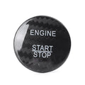 Carbon Fiber Engine Start Stop Button Sticker Cover for Mercedes Benz E Class