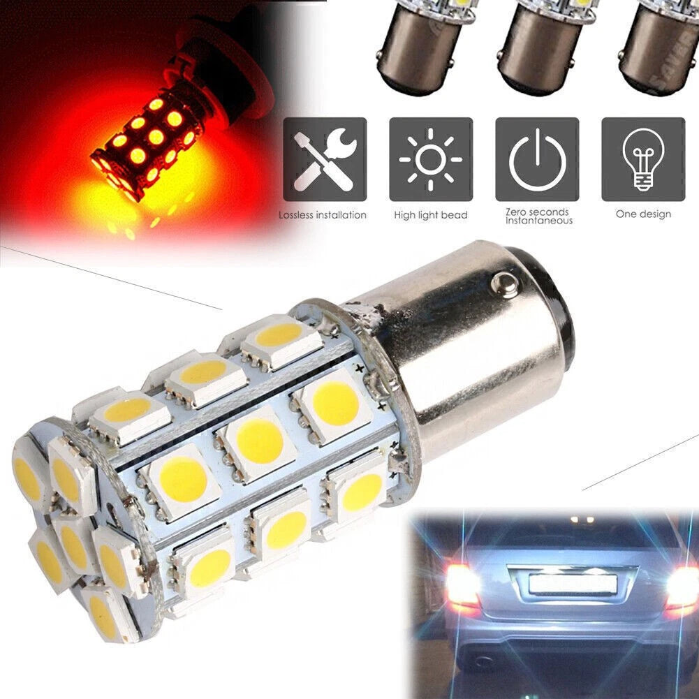 Turn Signal Light BA15D for Car (SMD Blue/White/Red)