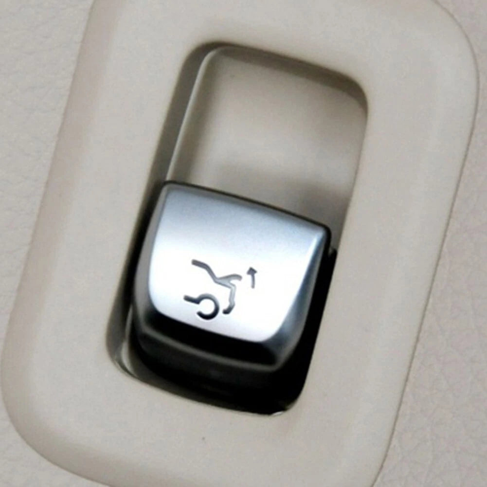 Tailgate Control Switch Cap for Mercedes-Benz C Class E Class Silver
