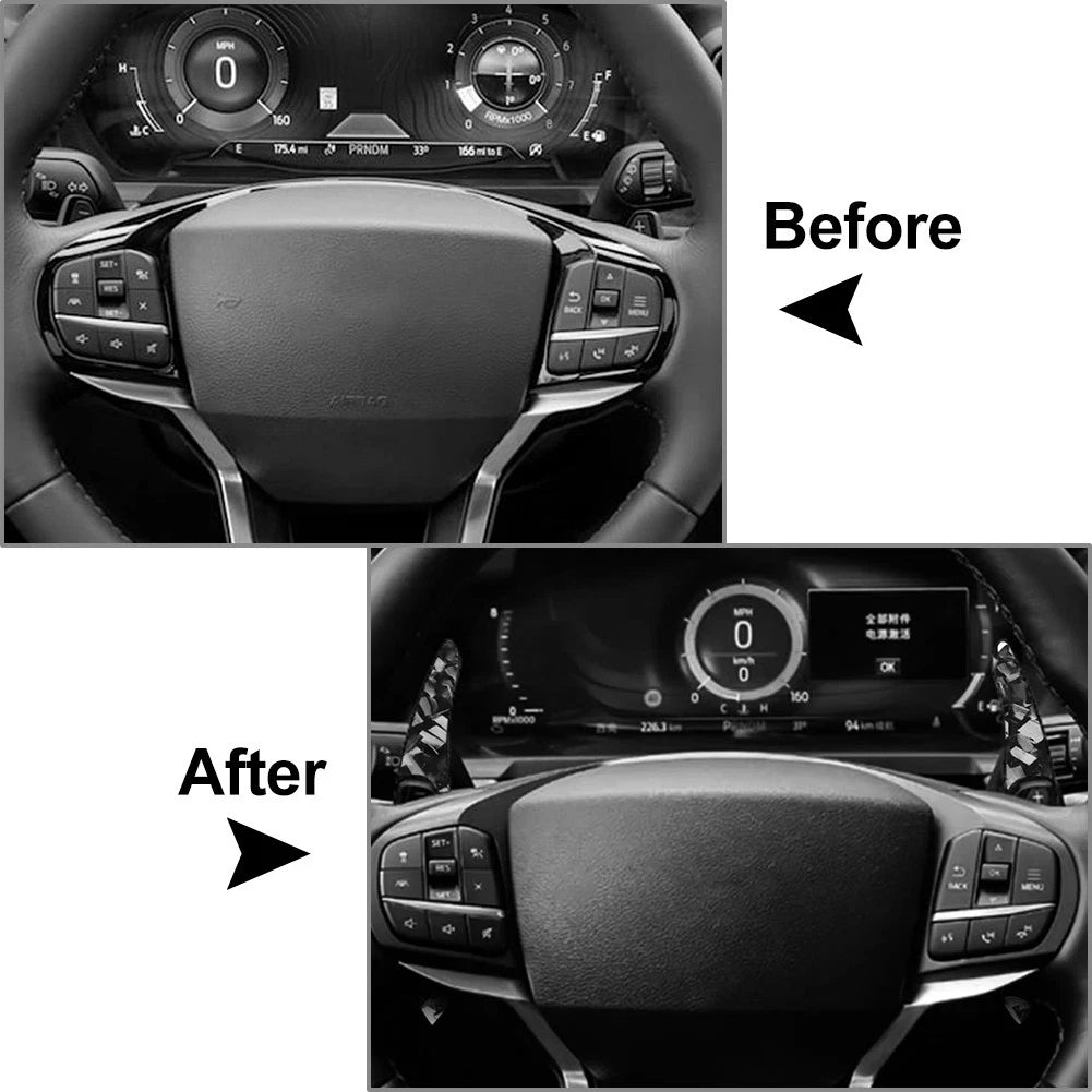 Steering Wheel Shifter Paddle Extension for Ford Explorer (2020–2023)