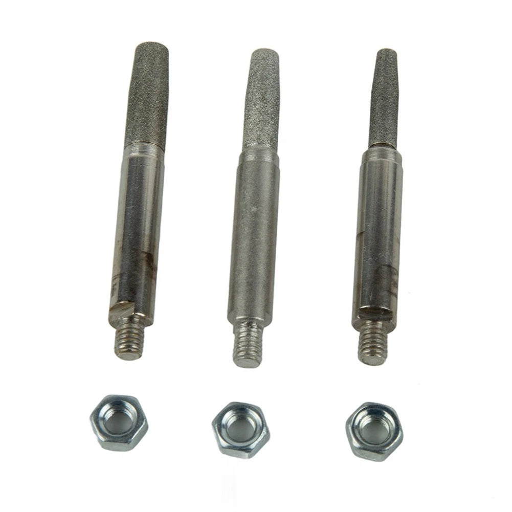 Set of 6 Diamond Grinding Heads 4.0mm/5.0mm/6.0mm for Hand Tools