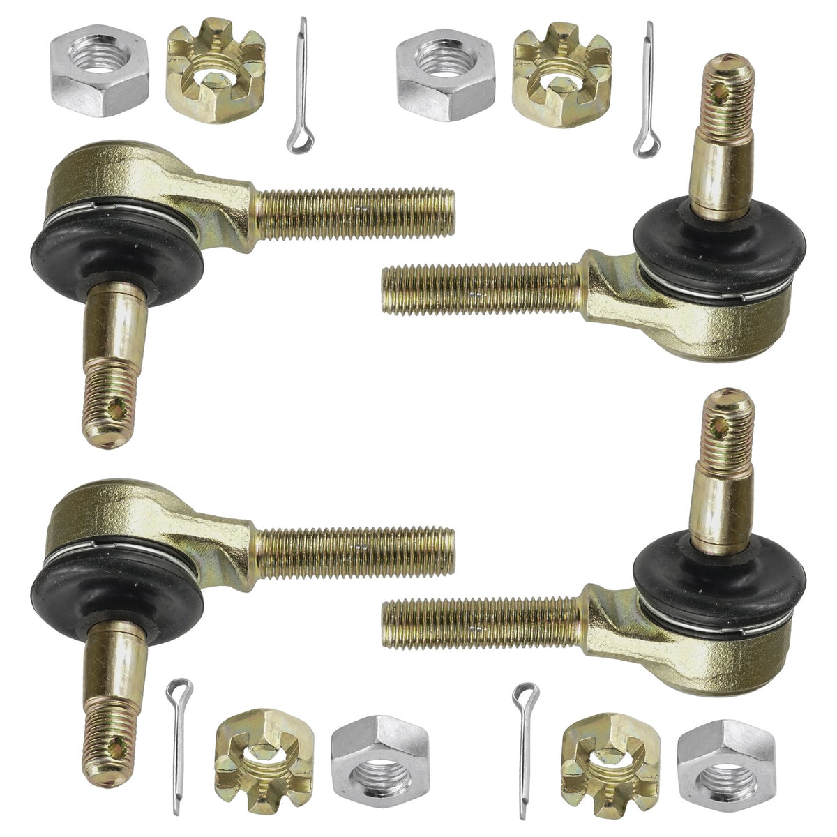 Tie Rod End Kit 2 Sets Heavy Duty for Suzuki LT-A400F Kingquad (2008–2017)