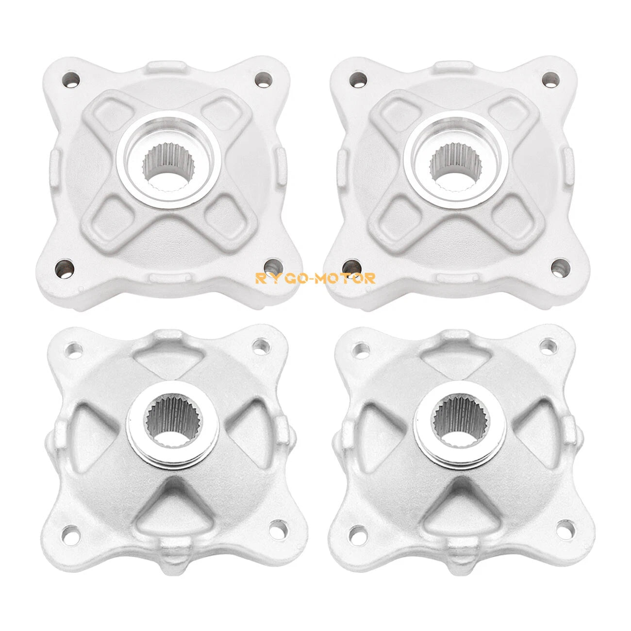 Front & Rear Wheel Hubs & Bearings & Studs Kit for Polaris RZR 800 (2008–2014)