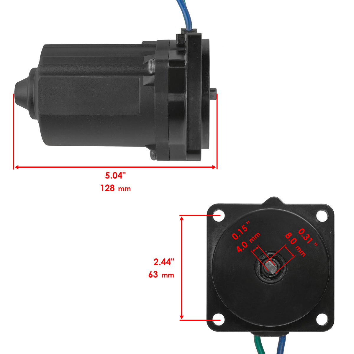 Power Tilt Trim Motor Replacement for Honda Outboard BF40 BF50 (2004–2014)