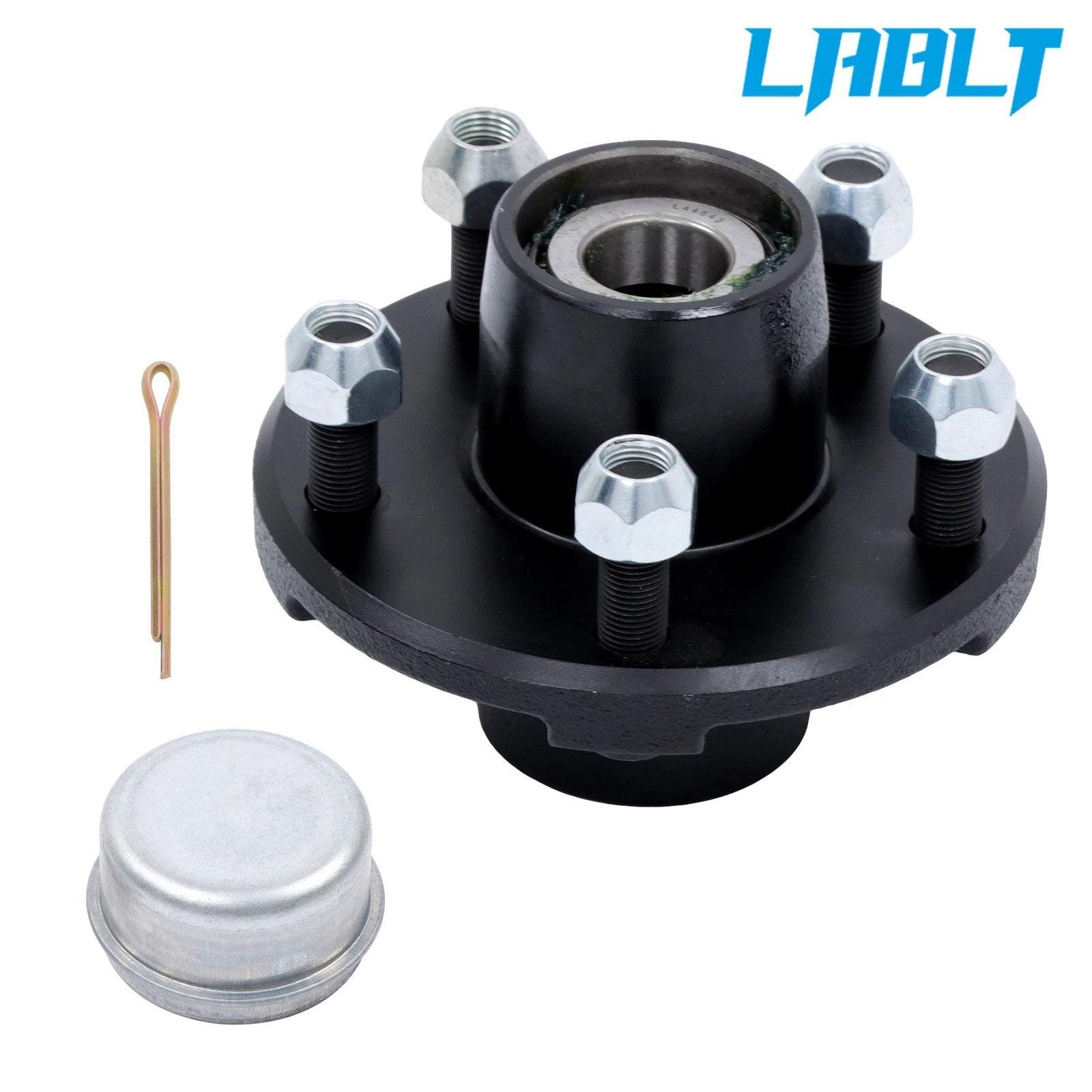 Trailer Wheel Hub Kit 5 on 4.5" Bolt Circle for 2000 lbs Spindle (2000–2000)