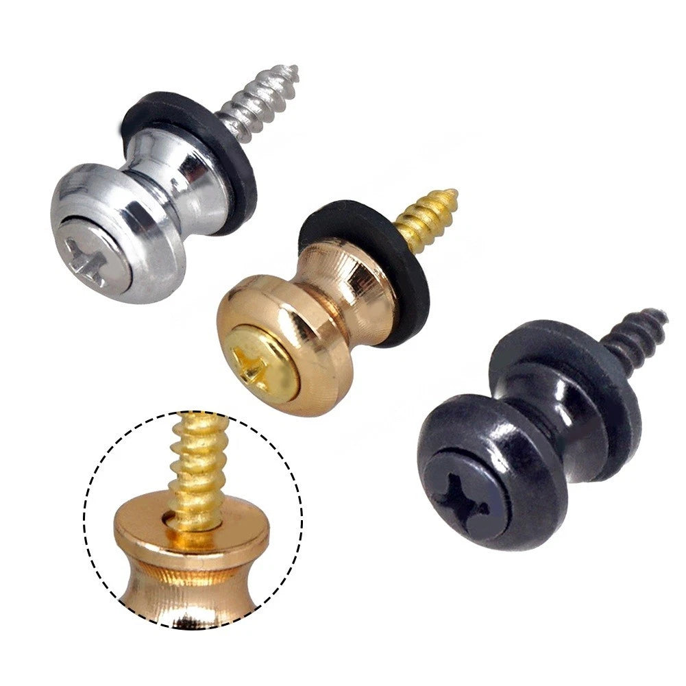 Stylish Strap Button Locks for Guitar Mandolin Ukulele (No Part Numbers)