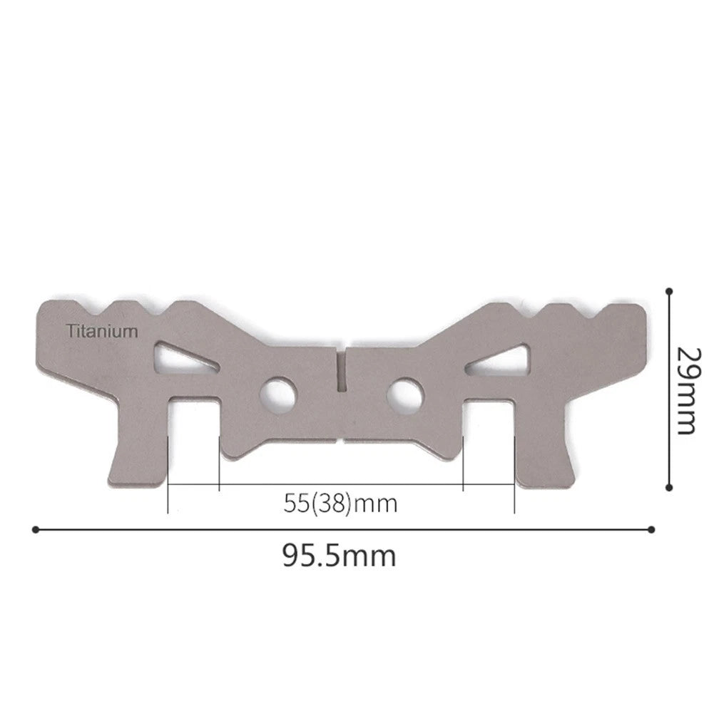 Light Stove Rack Cross Stand for Camping Supplies