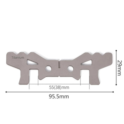 Light Stove Rack Cross Stand for Camping Supplies