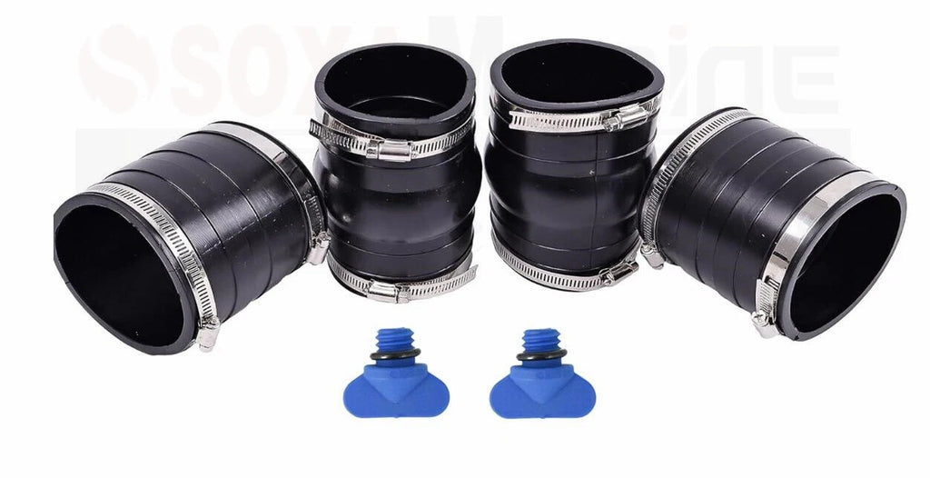 Exhaust Manifold Bellow Hose Repair Kit for OMC 5.0L 5.7L V6 V8 (3853608)