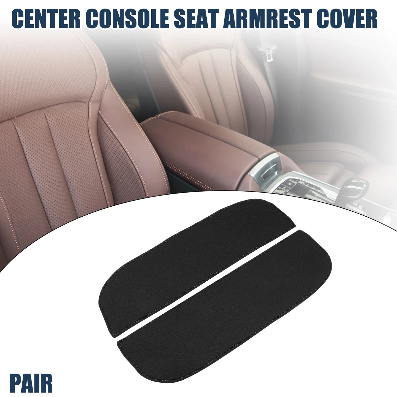 Armrest Protector Cover Pad Pair for BMW X5 X6 (2010–2018) Neoprene