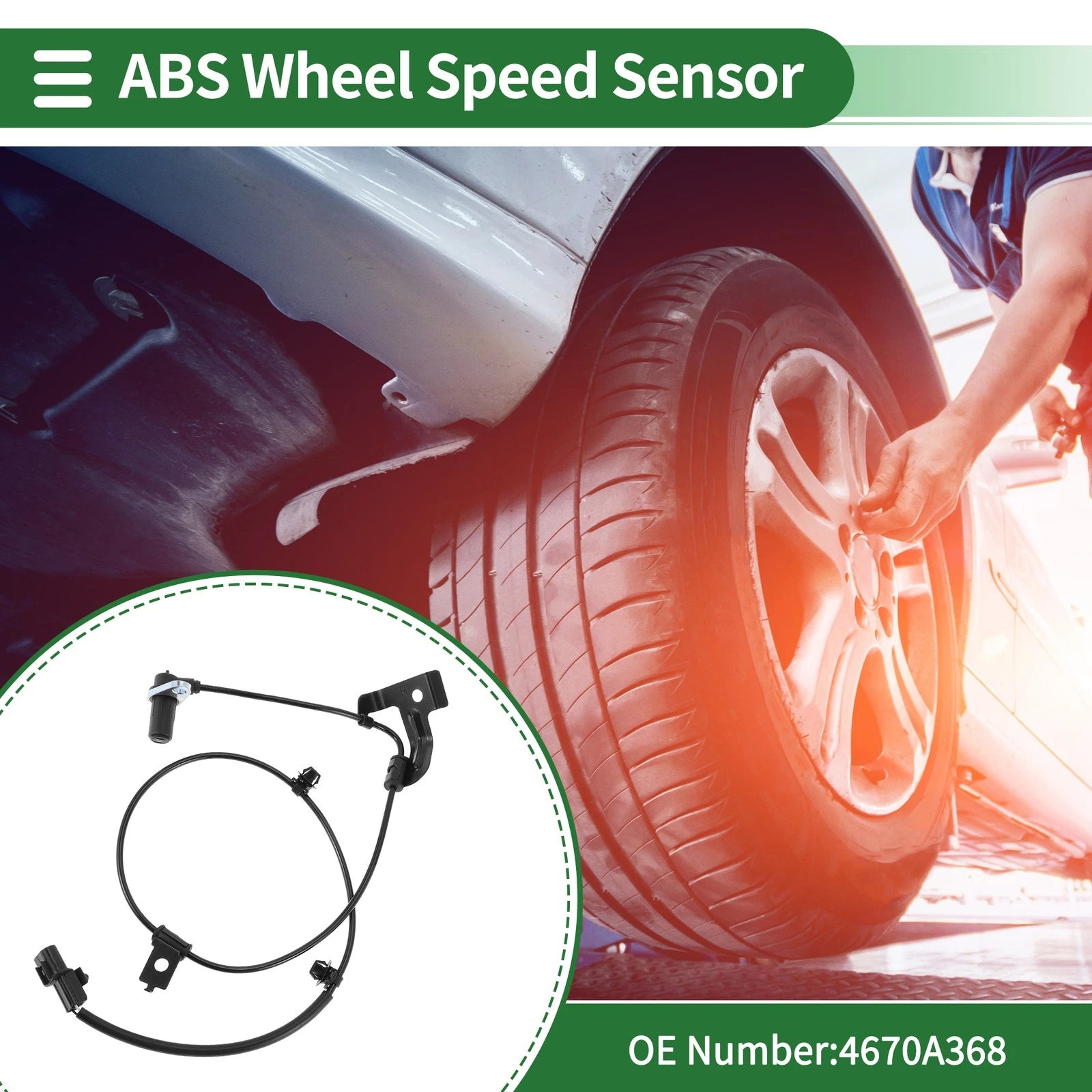 ABS Wheel Speed Sensor Replacement for Mitsubishi Endeavor (2004–2011)