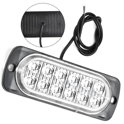 12-LED Safety Light for Car Truck (36W, Dust Proof)