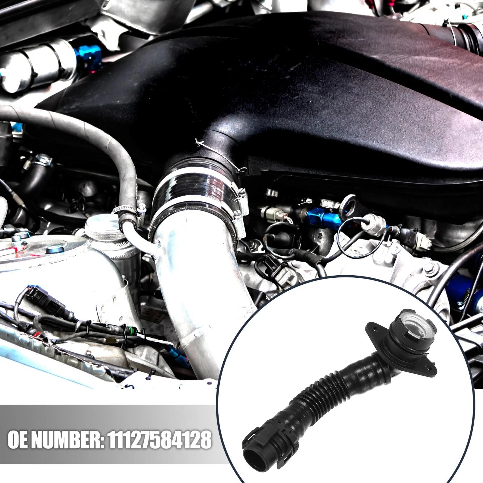 Crankcase Vent Hose Replacement for BMW X3 X5 X6 (2011–2017)
