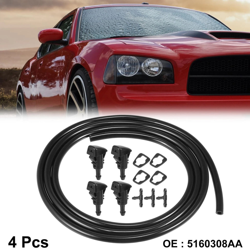 4pcs Front Windshield Washer Nozzles Replacement for GMC Envoy (2002–2009)