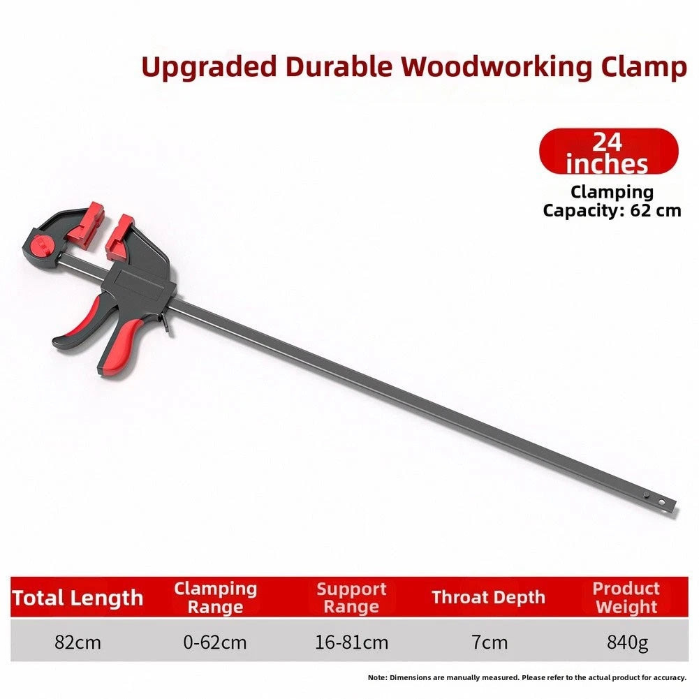 Steel Reinforced F Clamp for Quick-Release Mechanism
