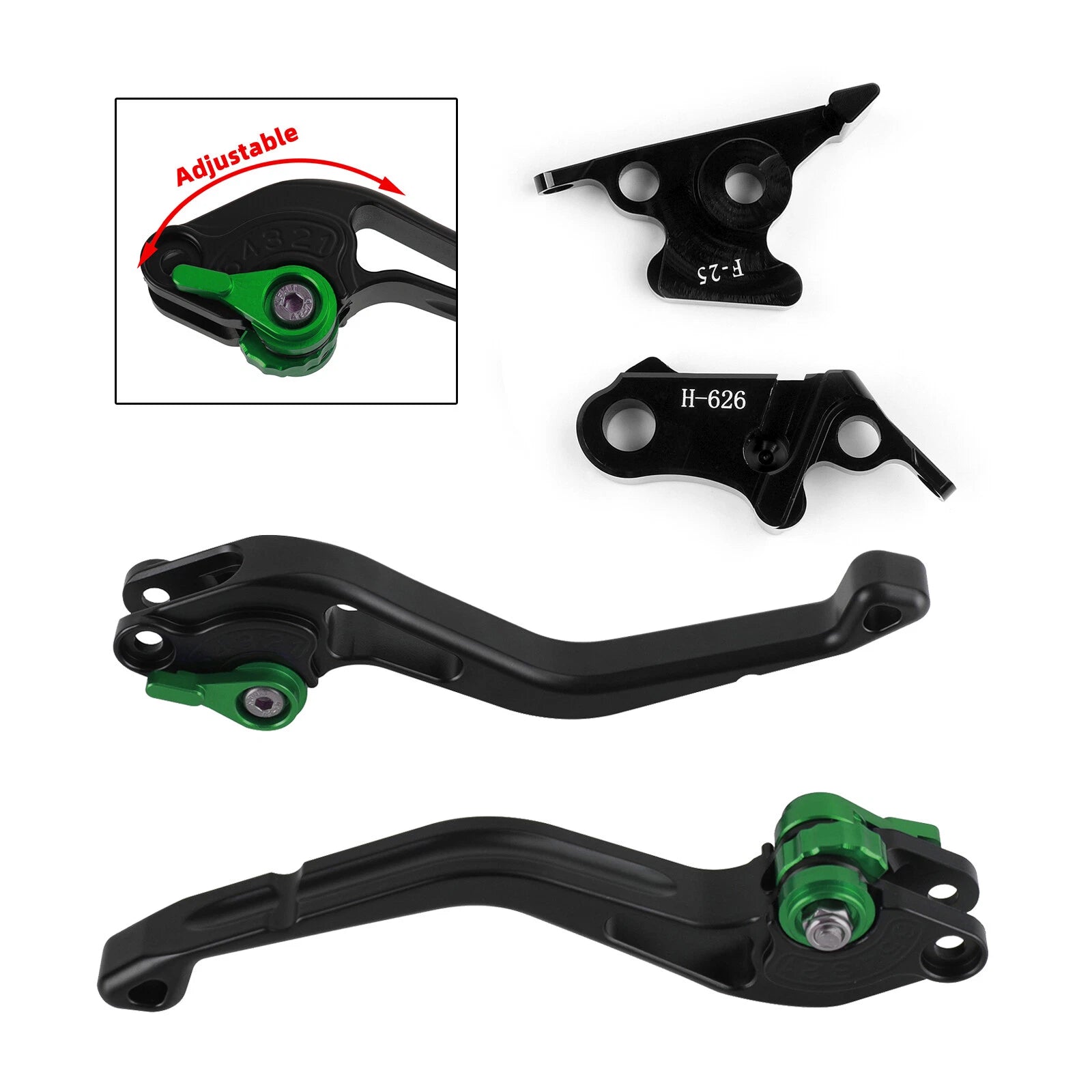Short Clutch Brake Lever for Honda GROM CBR250R CBR300R CBR500R (2013–2023)